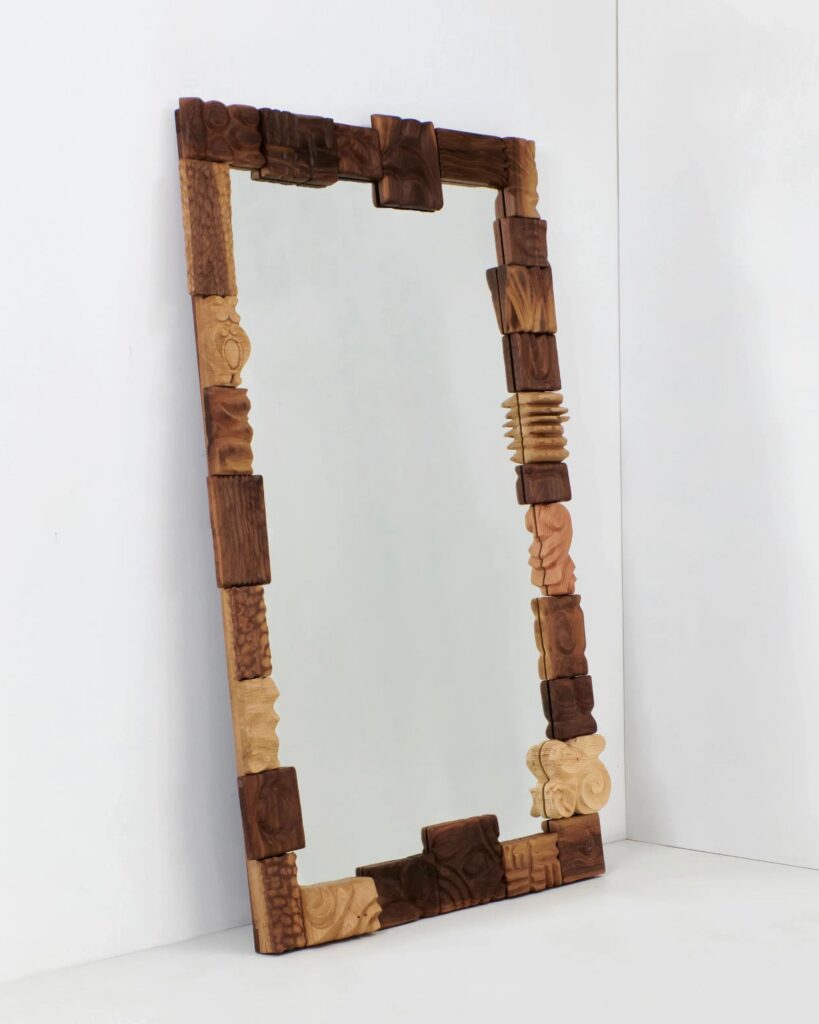 Tall Framed Floor Mirror
